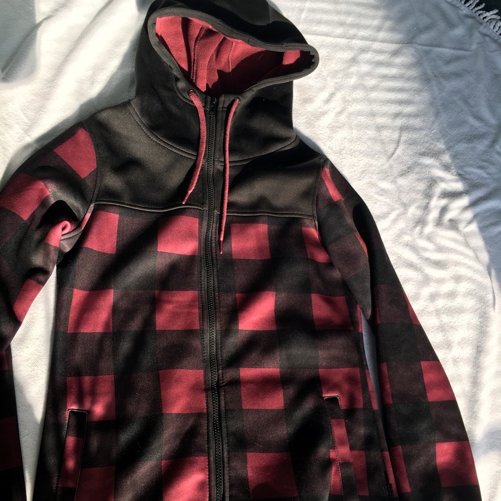 Checkered Zip up jacket